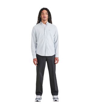 Pantalón Signature Stain Defender Straight Fit Gris