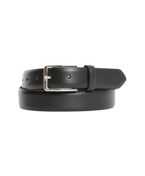 Cinturón de Cuero de Una Cara Negro