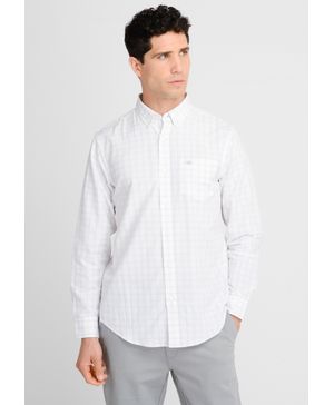 Camisa Woven Refine Regular Fit Beige