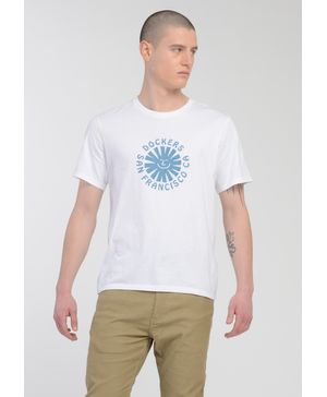 Polera Graphic Tee Snake Slim Fit Hueso