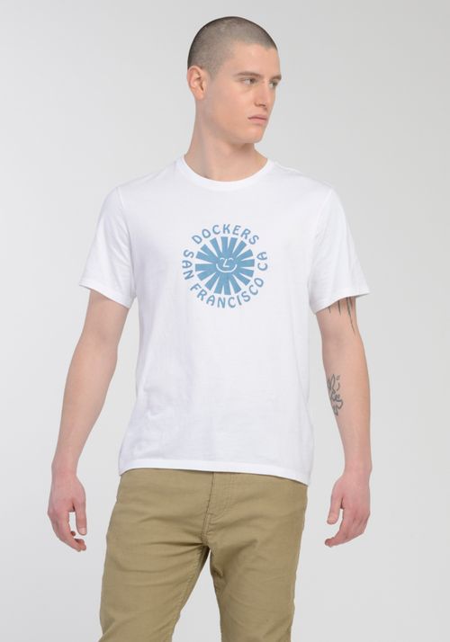 Polera Graphic Tee Snake Slim Fit Hueso