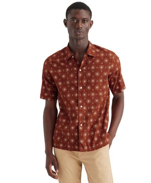Camisa Camp Regular Fit Rojo