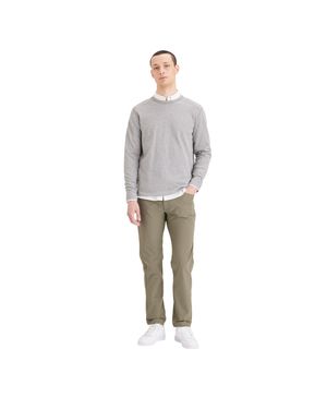 Pantalón Jean Cut Go Slim Tapered Fit con Airweave Verde A7974-0003