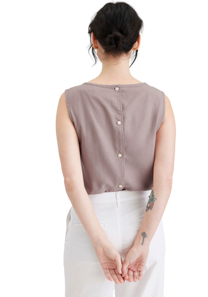 Top Marmot Leda - Mujer, Azul, Con Soporte Integrado