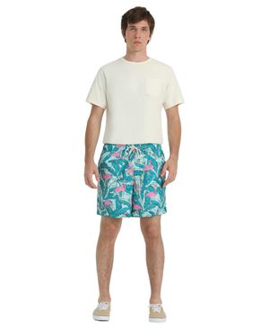 Traje de Baño Regular Fit Flamingo Jungle