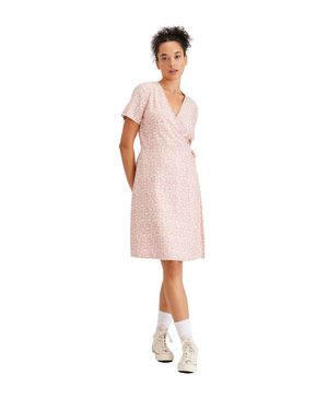 Vestido Mujer Wrap Rosa