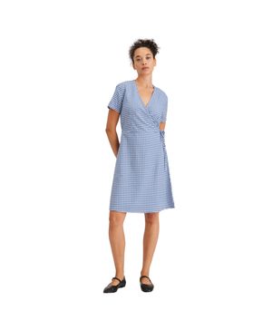 Vestido Mujer Wrap True Blue