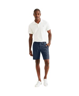 Short Ultimate Solid Straight Fit Azul Oscuro