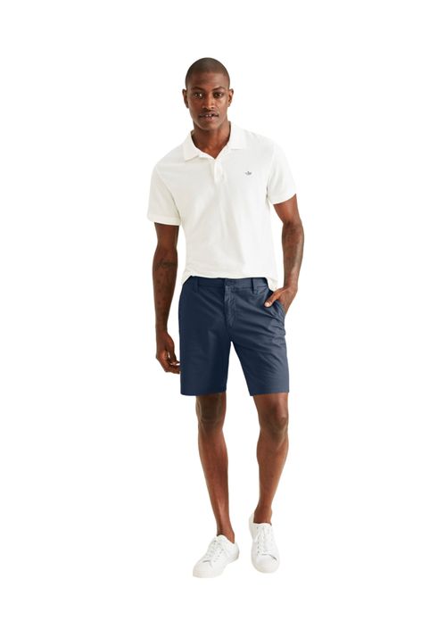 Short Ultimate Solid Straight Fit Azul Oscuro