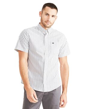 Camisa Signature Comfort Flex Classic Fit Gris