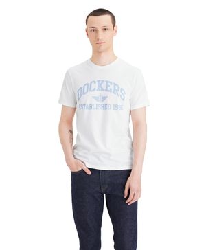 Polera Graphic Tee Slim Fit Lucent White Blanco