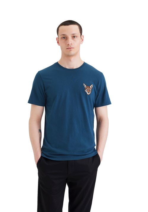 Polera Graphic Tee Slim Fit Poseidon Azul