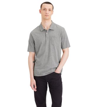 Polera Pocket Polo Regular Fit Gris
