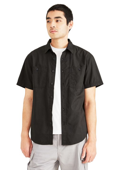 Camisa Utility Regular Fit Negra