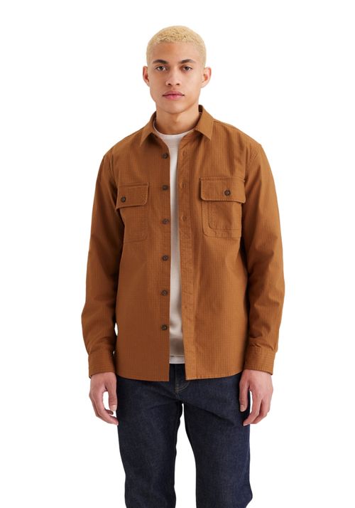 Camisa Workwear Regular Fit Café