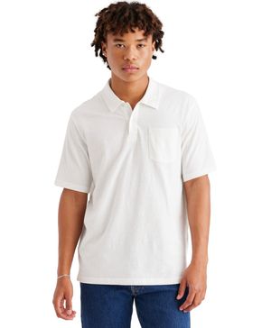Polera con Cuello Pocket Regular Fit Blanca