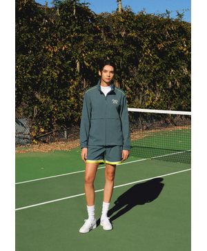 Short Racquet Club Retro Relaxed Fit Verde