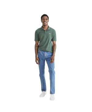 Pantalón Jean Cut Straight Fit Medium Indigo Stonewash