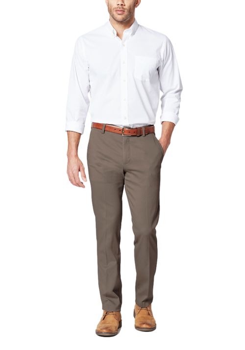 Pantalón Easy Khaki Slim Fit Café