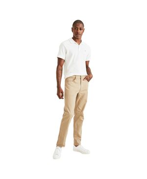 Pantalón Jean Cut Straight Fit Khaki