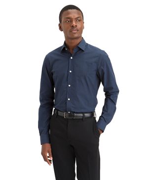 Camisa Crafted Slim Fit Navy Blazer
