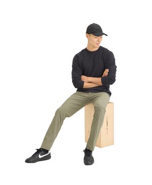 Pantalón 5-Pocket Go Airweave Slim Tapered Fit Verde