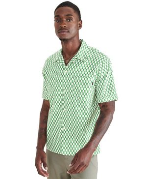 Camisa Camp Collar Regular Fit Rolling Green Hill