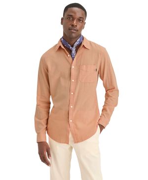 Camisa Original Slim Fit Anaranjada