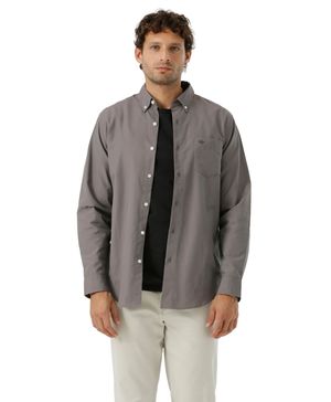 Camisa Woven Refine Classic Fit Gris