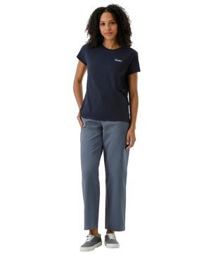 Pantalón Mujer Weekend Chino High Straight Fit Vintage Indigo