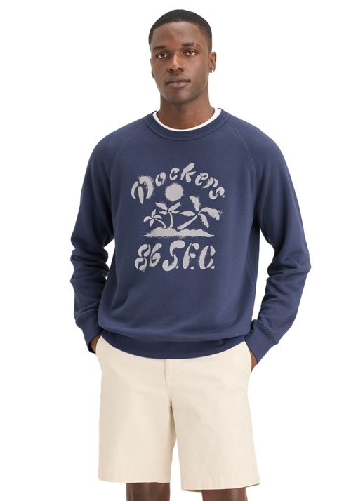 Polera Crewneck Regular Fit Azul