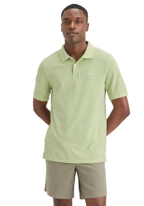 Polera Polo Pique Slim Fit Verde