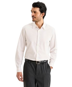 Camisa Workday Classic Fit con Smart 360 Flex® Blanca