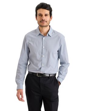 Camisa Workday Classic Fit con Smart 360 Flex® Celeste