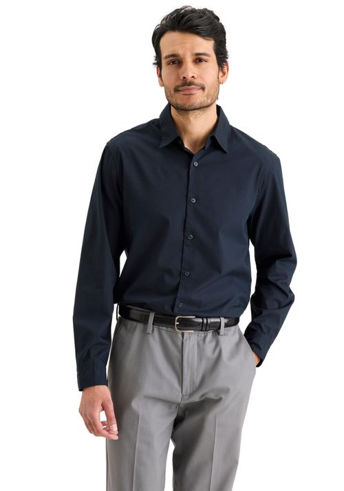 Camisa Workday Classic Fit con Smart 360 Flex® Negra