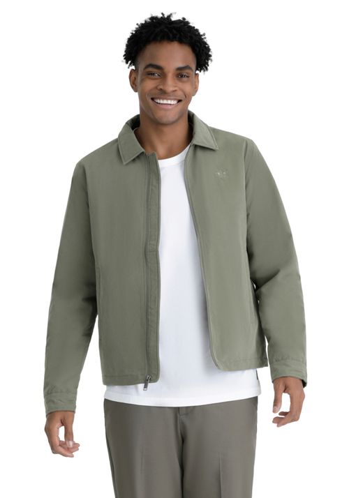 Chaqueta Laydown Collar Regular Fit Verde