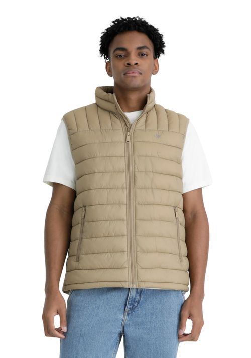 Chaqueta Sin Mangas Packable Lightweight Regular Fit Khaki