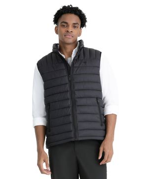Chaqueta Sin Mangas Packable Lightweight Regular Fit Negro