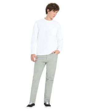Pantalón Jean Cut Slim Fit Verde