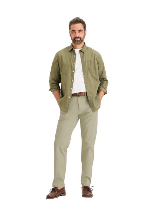 Pantalón Crafted Khaki Slim Fit con Smart 360 Flex™ Beige