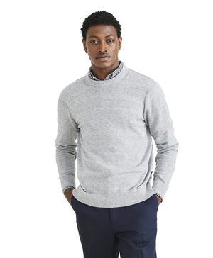 Sweater Crewneck Regular Fit Smokestack Heather