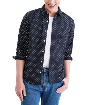 Camisa Casual Slim Fit Navy