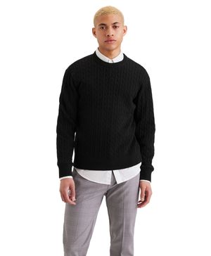 Sweater Crewneck Regular Fit Negro