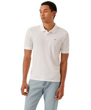 Polera Polo Piqué Slim Fit Blanca