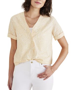 Blusa Mujer Seasonal Regular Fit Amarilla
