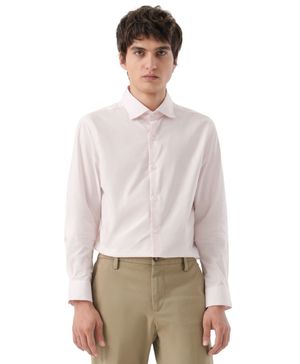 Camisa Crafted Slim Fit Rosa