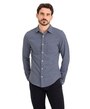 Camisa Original Slim Fit Folkstone Gray