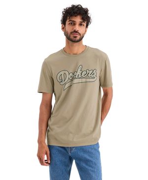 Polera Graphic Tee Slim Fit Khaki