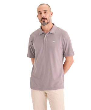 Polera Piqué Regular Fit Morada