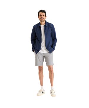 Short Chino Go Airweave Straight Fit Gris